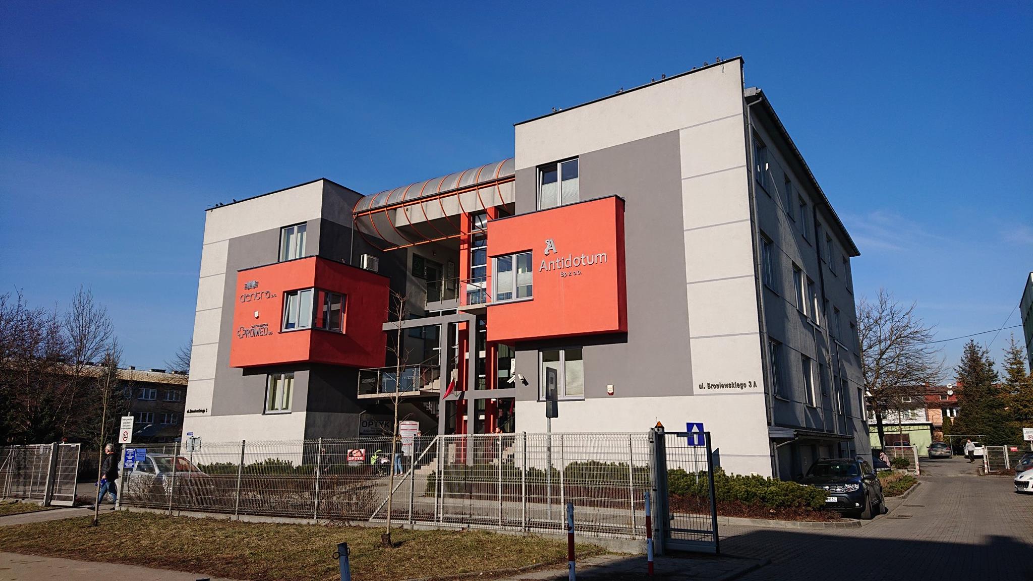 Przychodnia ul. Broniewskiego Nowy Sącz